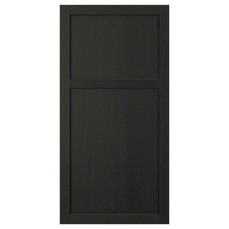 Дверь, черная морилка 60x120 см IKEA LERHYTTAN ЛЕРХЮТТАН 803.564.97