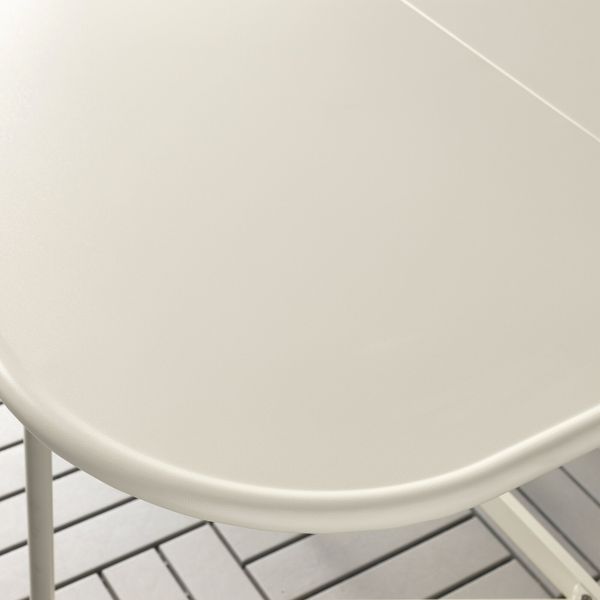 Стол + 4 складных стула, для/сада, бежевый/Куддарна серый IKEA САЛЬТХОЛЬМЕН 092.863.38 - фото 4
