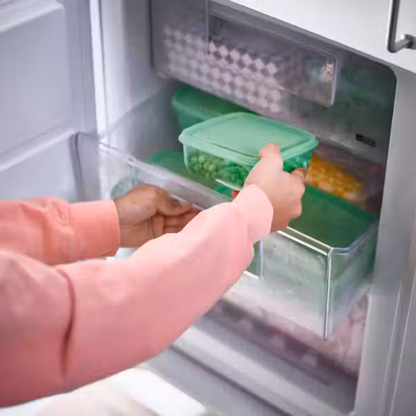 PRUTA Контейнер с крышкой, 17 шт. - зеленый - фото 4