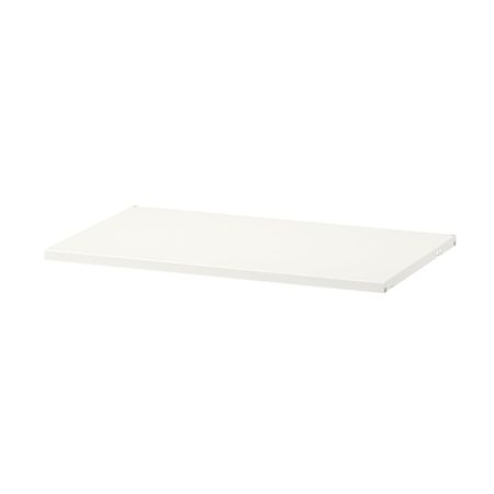 Полка, металлический белый 60x40 см IKEA BOAXEL БОАКСЕЛЬ 704.535.40