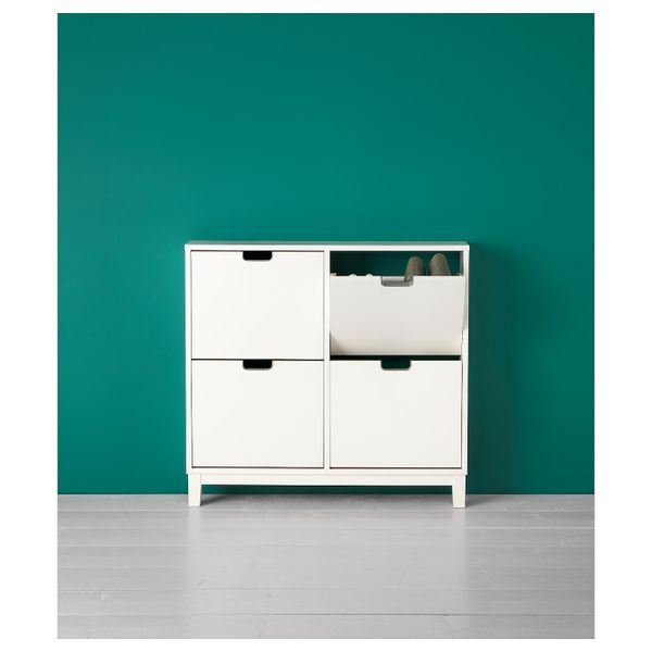 Галошница, 4 отделения, белый 96x17x90 см IKEA STÄLL СТЭЛЛ 303.754.60 - фото 7