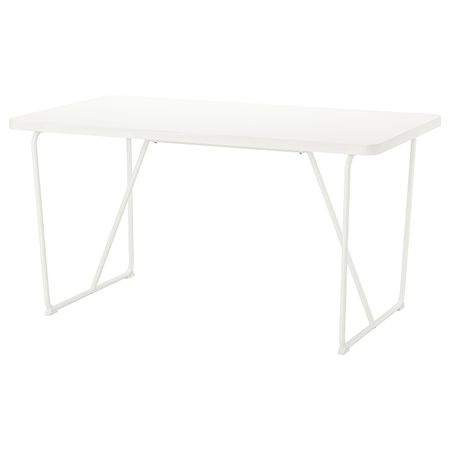 Стол, белый/Бэккарид белый 150x78 см IKEA РЮДЕБЭКК 492.272.43