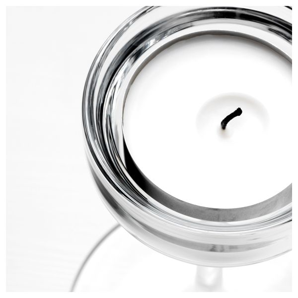 Набор подсвечников, 3 штуки БЛОМСТЭР, прозрачное стекло - фото 3