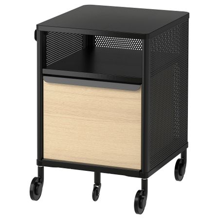 Модуль на колесах, 41x61 см, сетка черный IKEA BEKANT БЕКАНТ 192.824.29