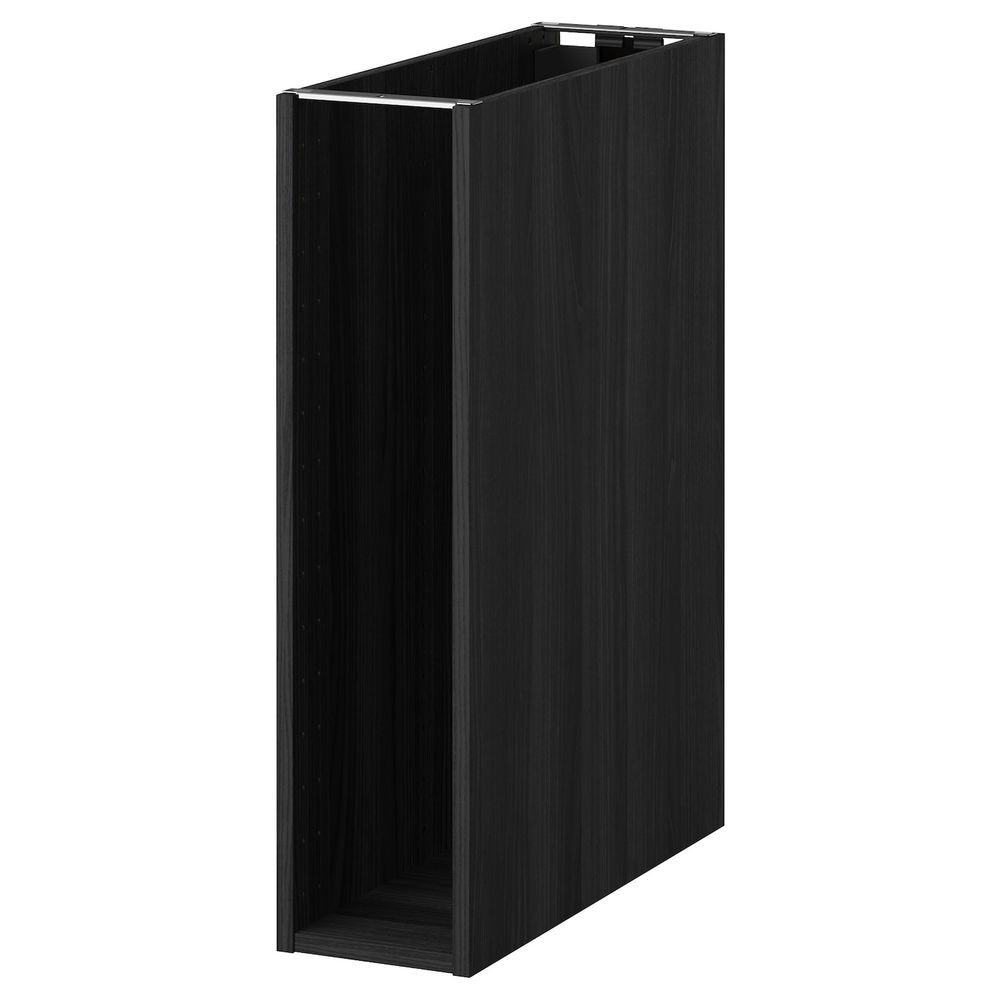 Каркас напольного шкафа, под дерево черный 20x60x80 см IKEA МЕТОД 703.679.67 - схема-чертеж с размерами