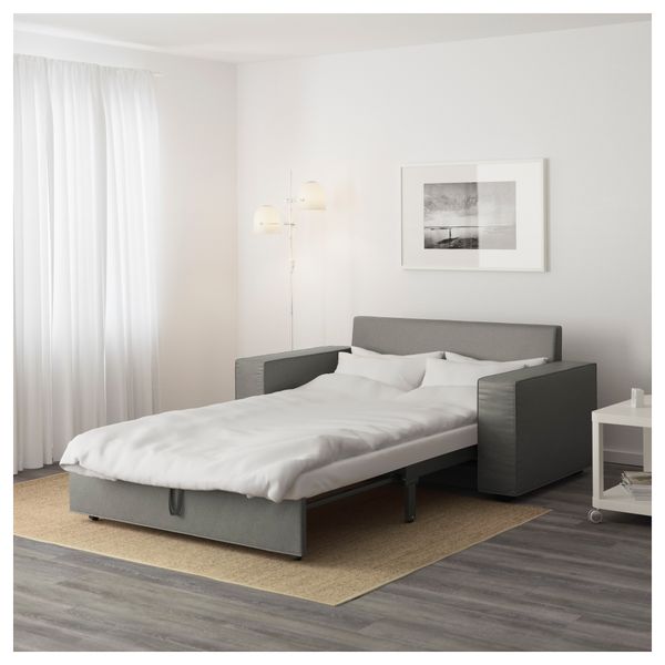 2-местный диван-кровать ВИЛАСУНД, Бурред серо-зеленый - фото 4