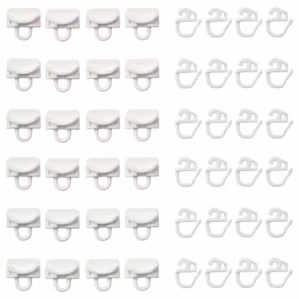 VIDGA Бегунок и крючок - белый - фото 1