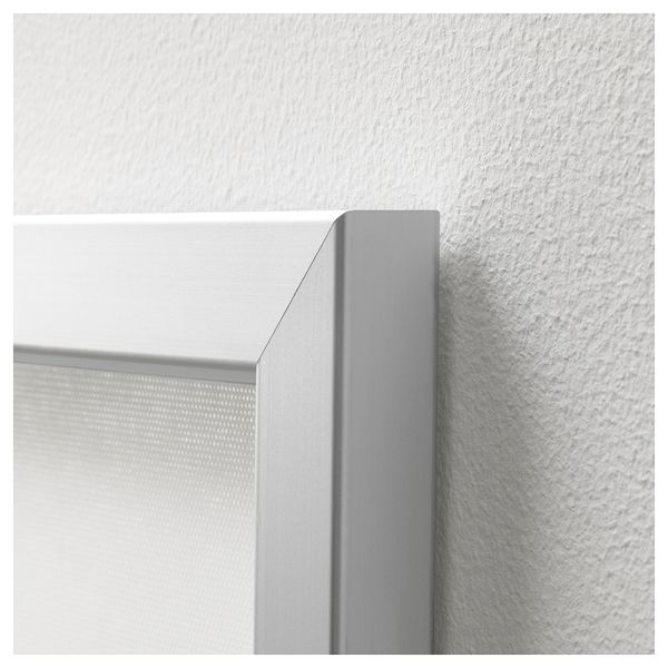 Картина с рамой БЬЁРКСТА, Париж, цвет алюминия (140x100 см) - схема-чертеж с размерами