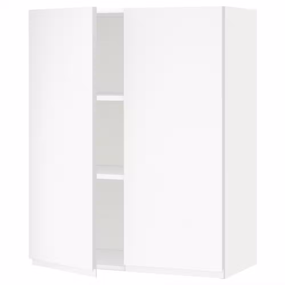 METOD Навесной шкаф с полками/2дверцы - фото 1