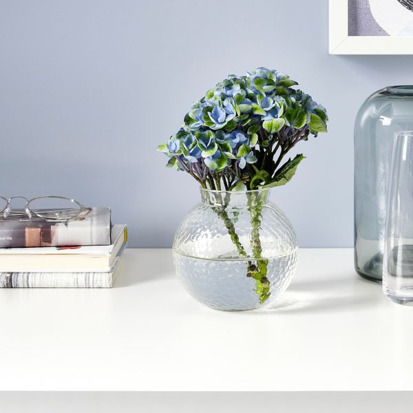 Ваза, прозрачное стекло/с рисунком 10 см IKEA KONSTFULL КОНСТФУЛЛ 905.119.64 - фото 2