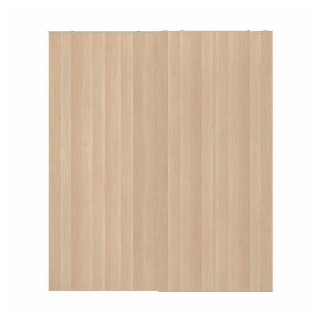 Пара раздвижных дверей, под беленый дуб 200x236 см IKEA HASVIK ХАСВИК 604.350.09