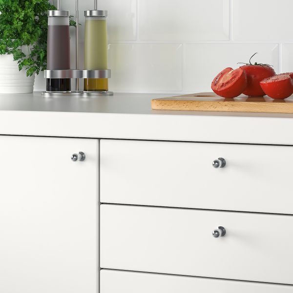 Ручка мебельная, нержавеющая сталь 13 мм IKEA BAGGANÄS БАГГАНЭС 003.555.19 - фото 3