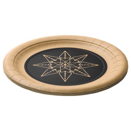 Бумажная десертная тарелка ВИНТЕР 2016 (18.5 см)