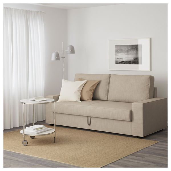 3-местный диван-кровать ВИЛАСУНД, Хилларед бежевый - фото 2