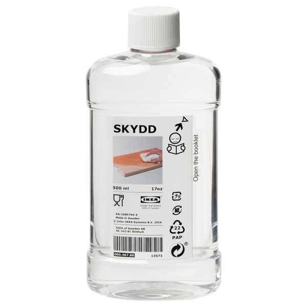 Масло для обработки дерева в помещении 500 мл IKEA SKYDD ШИДД 803.993.12 - схема-чертеж с размерами