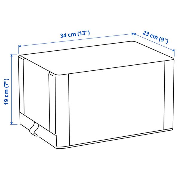 Упаковка 7 из 6 для IKEA - схема-чертеж с размерами