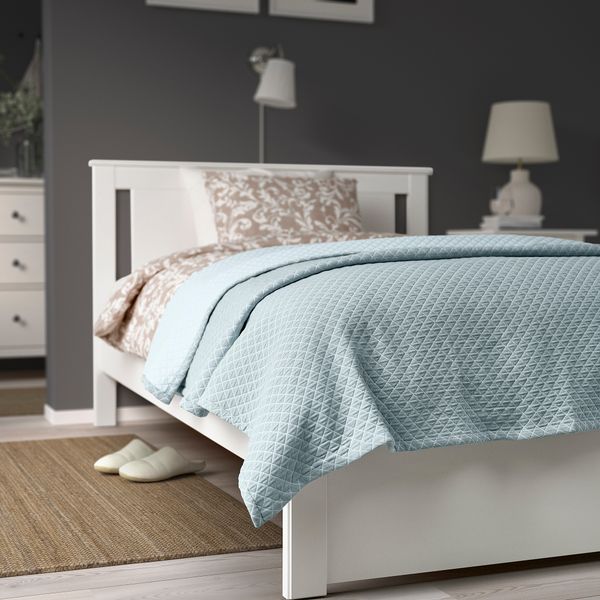 Покрывало, синий, 160x250 см IKEA PRAKTVIAL 905.642.88 - схема-чертеж с размерами