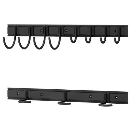 2 рейлинга с 11 крючками IKEA БРАНДУР 692.863.78