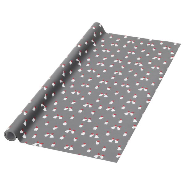 Рулон оберточной бумаги ВИНТЕР 2016, серый, Санта Клаус (5x0.7 м) - фото 1