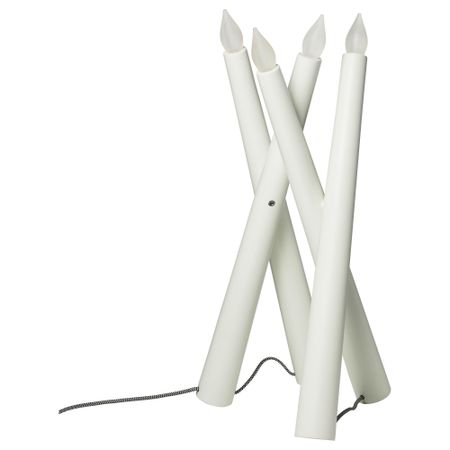 Светодиодное напольное украшение СТРОЛА, белый