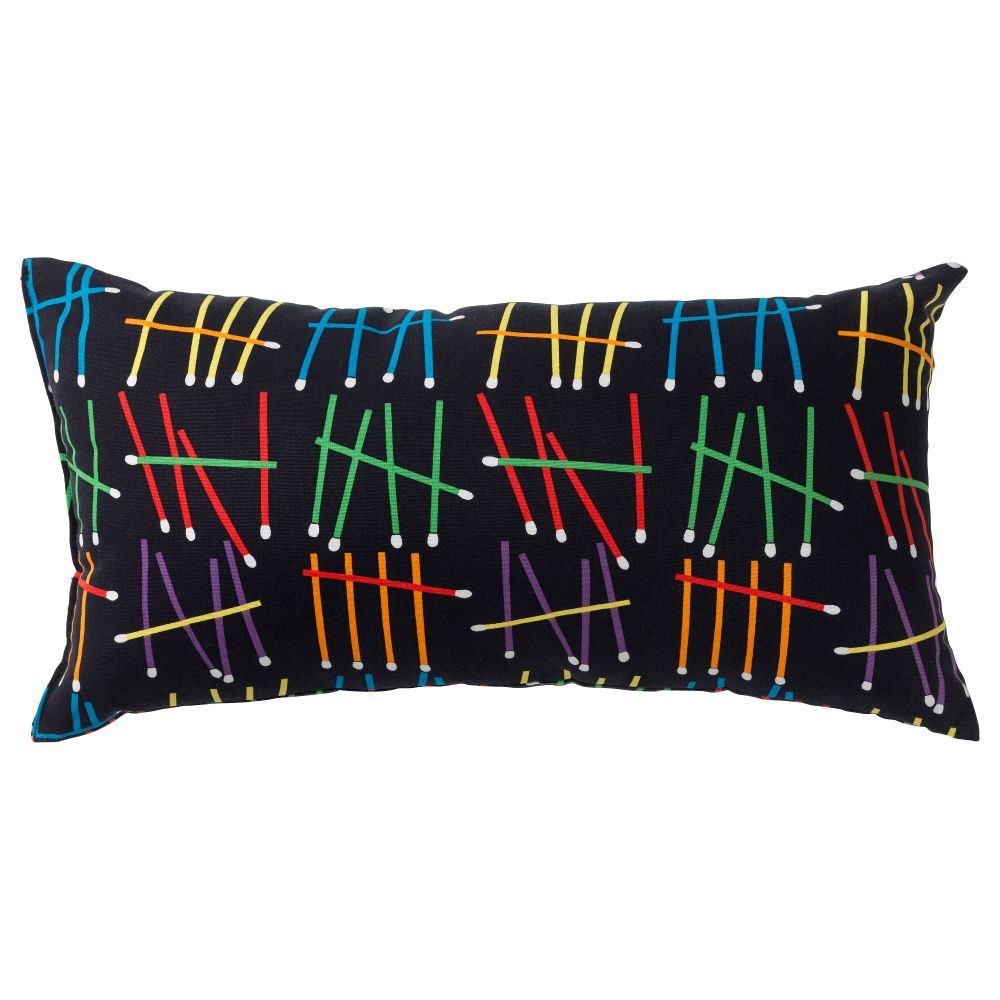 Подушка ОНСКЕДРОМ, полоска, разноцветный (30x60 см) - фото 1