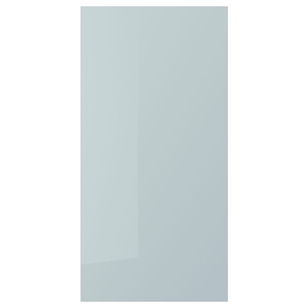 Дверь, глянцевый серо-синий светлый, 40x80 см IKEA KSTALLARP СТАЛЛАРП КАЛЛАРП 405.201.45 - фото 1