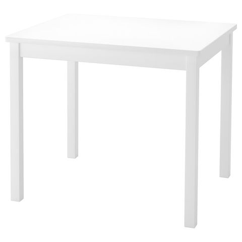 KRITTER Стол детский - белый 59x50 см