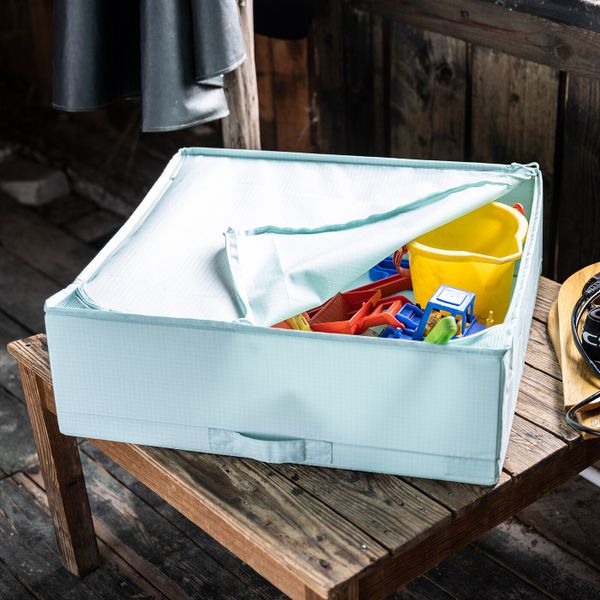 Сумка для хранения, светлая бирюза 55x51x18 см IKEA STUK СТУК 604.716.53 - фото 5