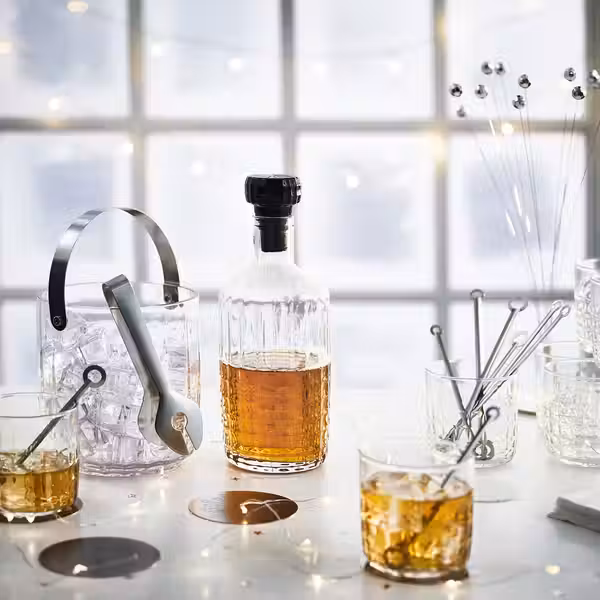 FRÖJDA ФРЁЙДА Графин с пробкой - прозрачное стекло 1.0 л - схема-чертеж с размерами