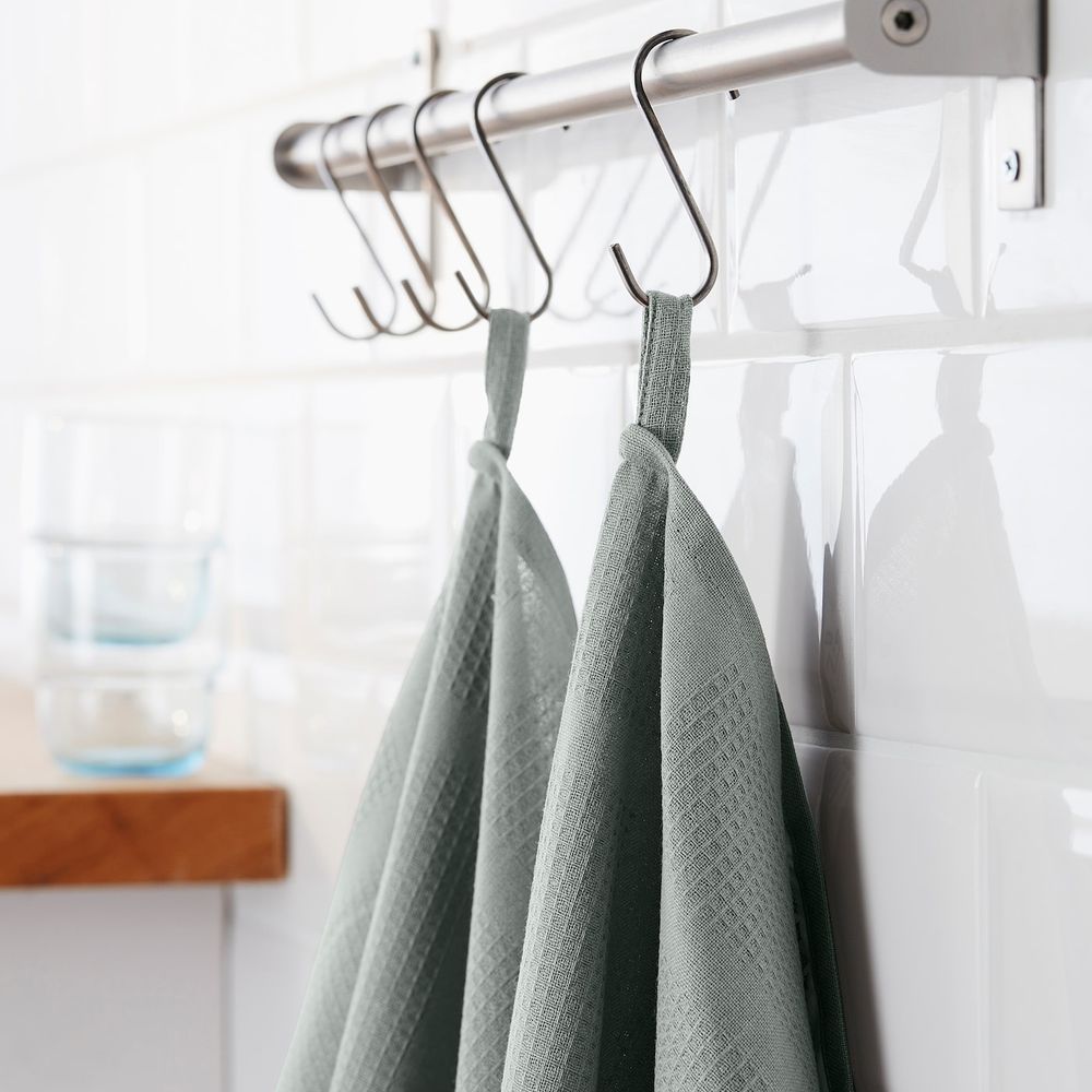 Полотенце кухонное, серый 50x70 см IKEA ИРИС 103.723.25 - фото 1