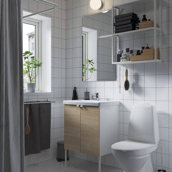 IKEA в интерьере ванной