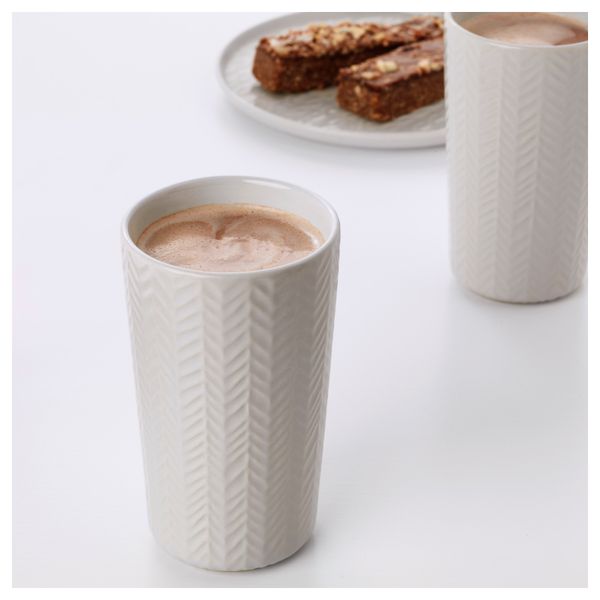 Стакан ВИНТЕР 2017, узор «елочка», светло-серый (35 сл) - схема-чертеж с размерами