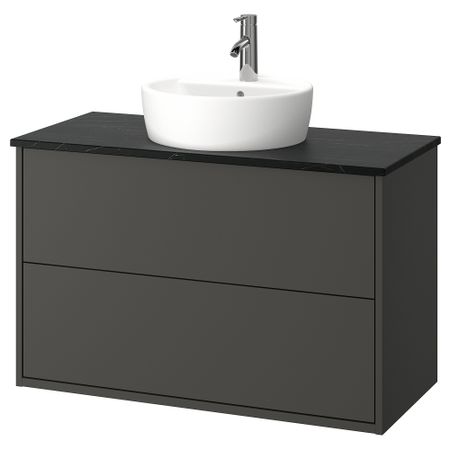 Шкаф с ящиками, раковина, смеситель IKEA HAVBÄCK, TÖRNVIKEN ТОРНВИКЕН 595.215.74