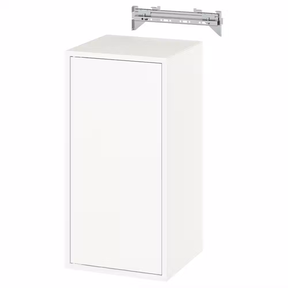 EKET Навесной шкаф с 1 полкой/дверцей - белый 35x35x70 см - фото 1