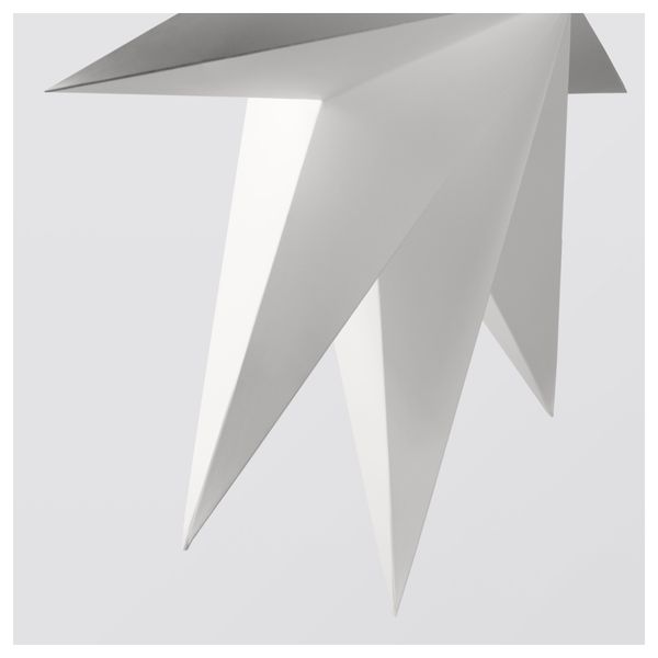 Абажур для подвесного светильника СТРОЛА, белый - схема-чертеж с размерами