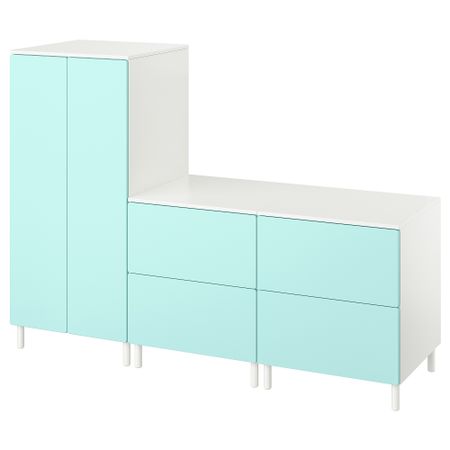 Гардероб, 180x57x133 cm IKEA PLATSA ПЛАТСАA ПЛАТСА, SMÅSTAD СМОСТАД 194.850.21