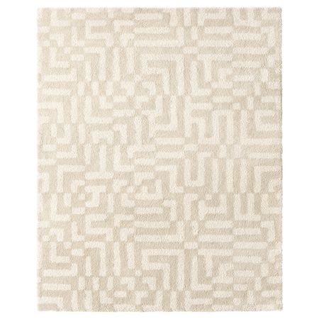 Ковер, длинный ворс ФАКСЭ, белый с оттенком (200x250 см)