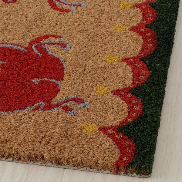 Придверный коврик, 40x60 см, естественный, бежевый лошадь IKEA VINTERFINT 105.671.77 - фото 3