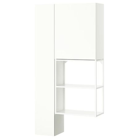 ENHET Комбинация д/хранения - белый 90x32x180 см