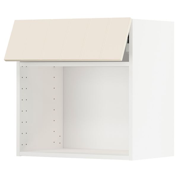 Навесной шкаф для СВЧ-печи, белый/Хитарп белый с оттенком 60x60 см IKEA МЕТОД 992.263.78 - схема-чертеж с размерами