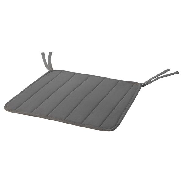 Подушка на стул ВИНТЕРГЭК, серый (32.5/34.5x31x0.7 см) - фото 1