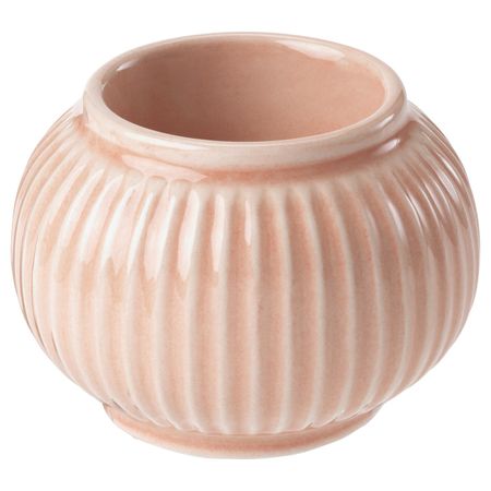 Подсвечник для греющей свечи, светло-оранжевый 6 см IKEA СТИЛРЕН 904.447.95