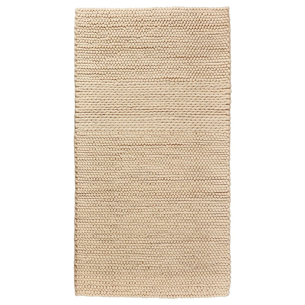 Ковер, ручная работа/белый с оттенком 80x150 см IKEA IBSKER ИБСКЕР 704.357.49 - фото 1