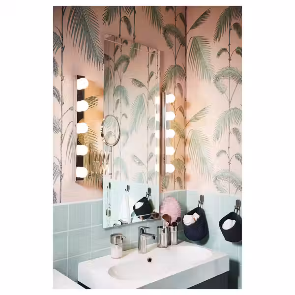 LEDSJÖ Бра, светодиодный - нержавеющ сталь - фото 2