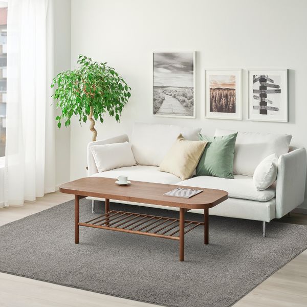 Ковер, длинный ворс, светло-серый 200x300 см IKEA ALLERSLEV АЛЛЕРСЛЕВ 905.086.88 - схема-чертеж с размерами