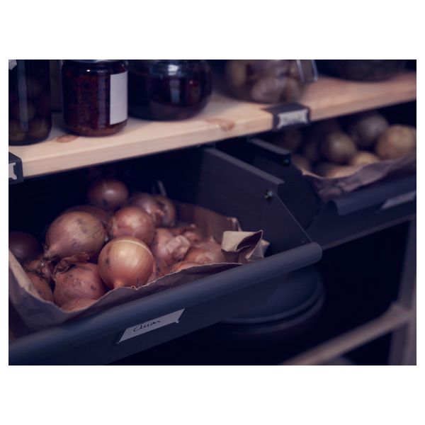 Ящик ИВАР, серый (39x30x14 см) - схема-чертеж с размерами