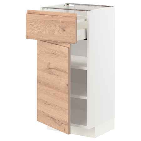 Напольный шкаф с ящиком, дверцей IKEA METOD МЕТОД, MAXIMERA МАКСИМЕРА 394.676.10