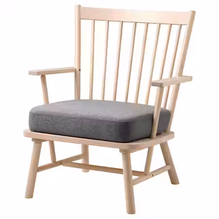 PERSBOL Кресло - береза/Tibbleby бежевый/серый