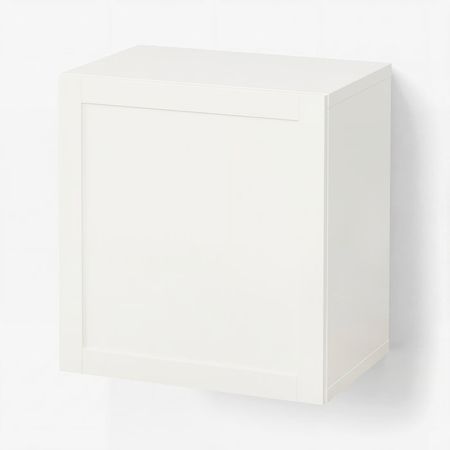 BESTÅ Комбинация настенных шкафов - белый/Hanviken белый 60x42x64 см
