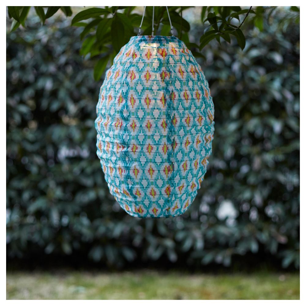 Подвесная светодиодная лампа СОЛВИДЕН, зеленый/белый (30 см) - фото 1